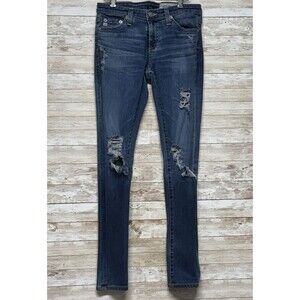 AG  ED Adriano Goldschmied Denim Jeans The Legging Ankle  Super Skinny  Size 25R
